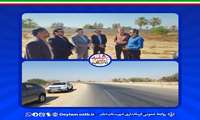 بازدید فرماندار دیلم از نقاط حادثه‌خیز محور دیلم–گناوه در محدوده بخش امام حسن